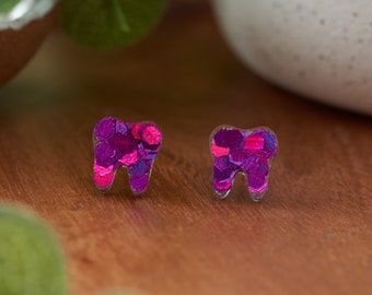 MUSE | Tooth Earrings | Single Set | Dental Hygienist, Dental Assistant, Dentist, Student, Dental Gift