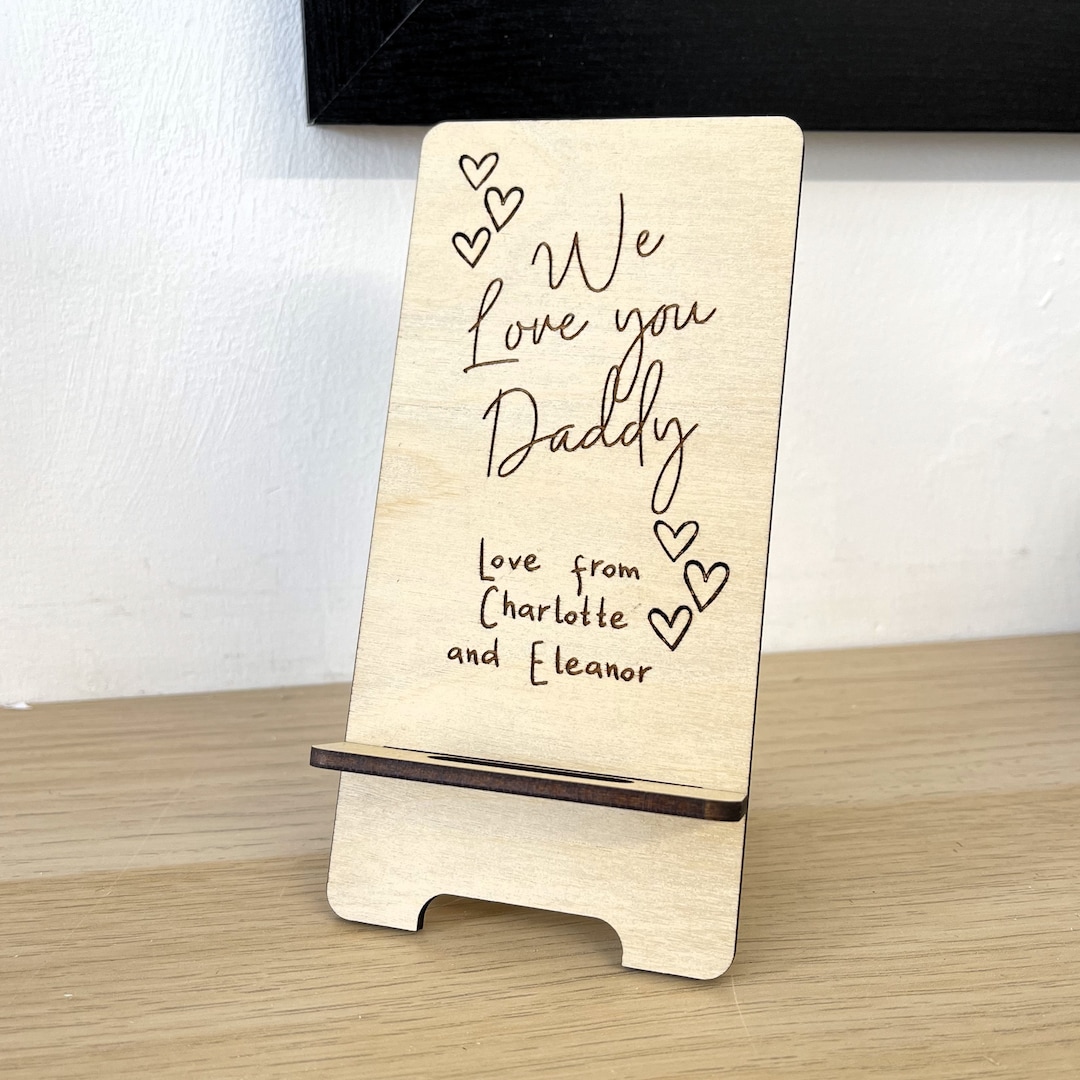 I/ We Love You Daddy Footprint Craft, DIY Kids Toddler Craft, Gift For