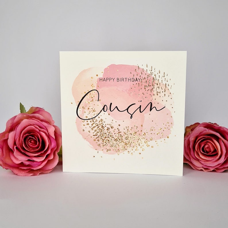 Carte Anniversaire Cousine