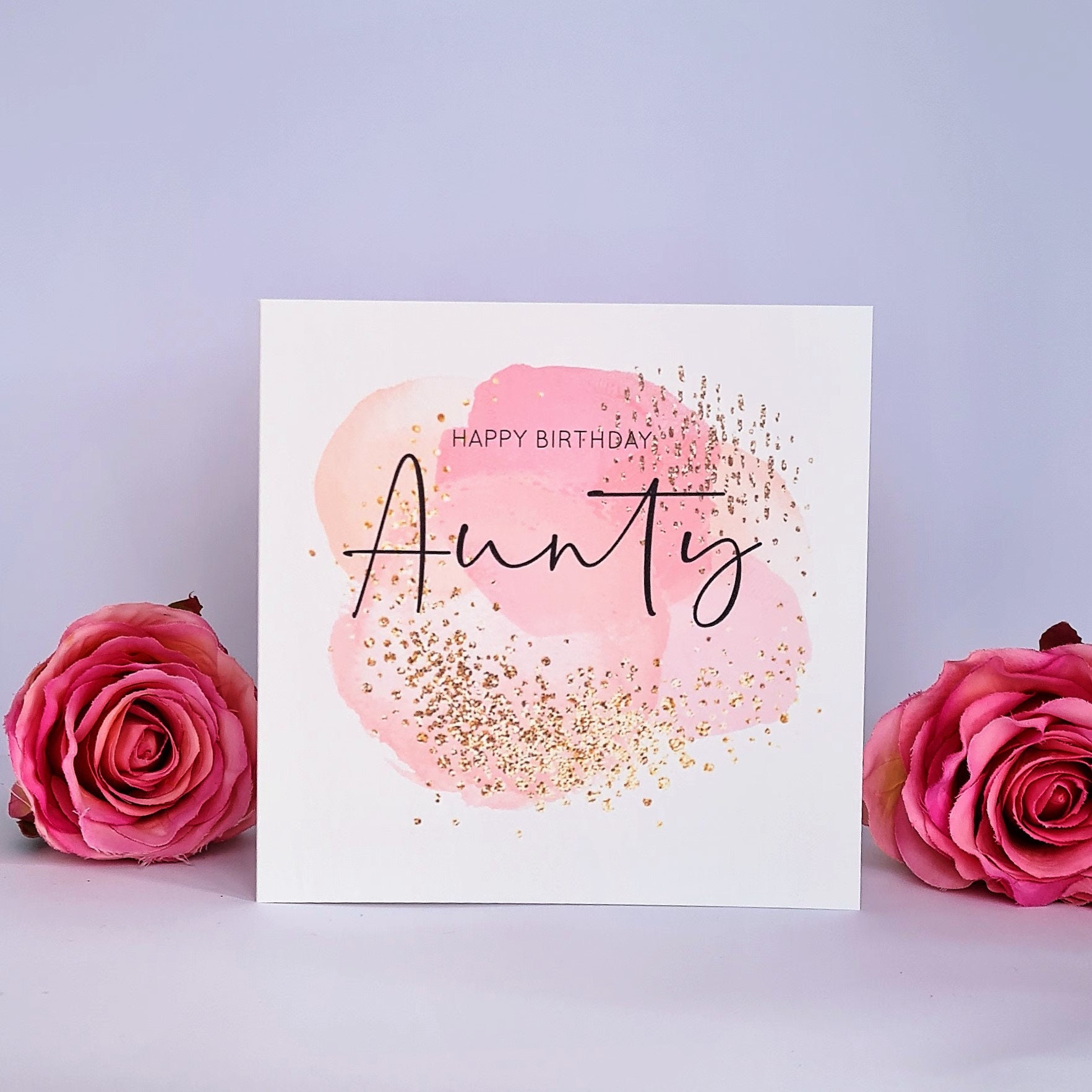 Happy Birthday Aunty Card Aunty Birthday Card Card for | Etsy UK
