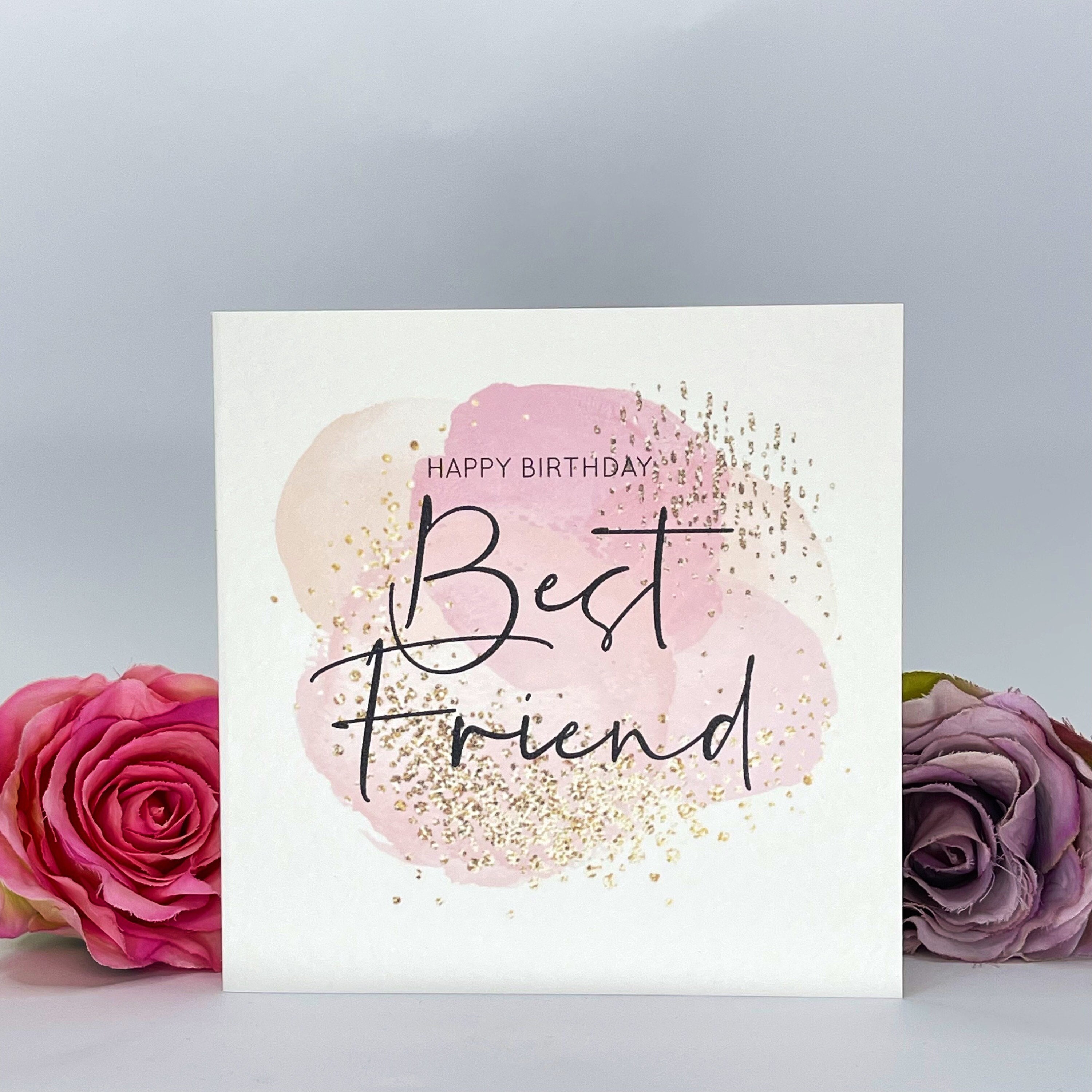 Happy Birthday Best Friend Card Best Friend Birthday Card - Etsy UK