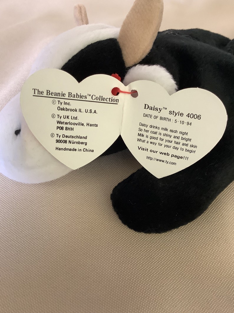 Ty Daisy Ultra Rare Mfg. Defect New Pvc Mwmt More Investment Etsy Canada