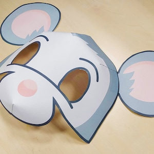 Mouse Mask Printable Mouse costume mask