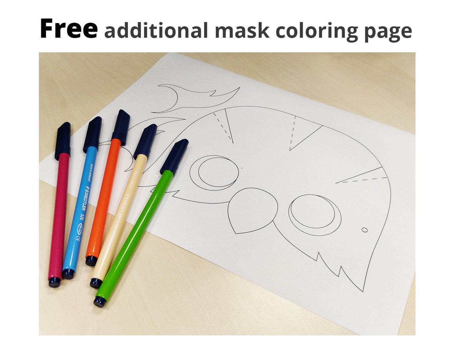Owl Mask Printable Owl Costume Animal Mask Halloween - Etsy Canada