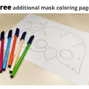 Owl Mask Printable Owl Costume Animal Mask Halloween - Etsy Canada