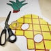 Pineapple Mask Printable Pineapple Costume Fruit Mask Yellow Halloween ...