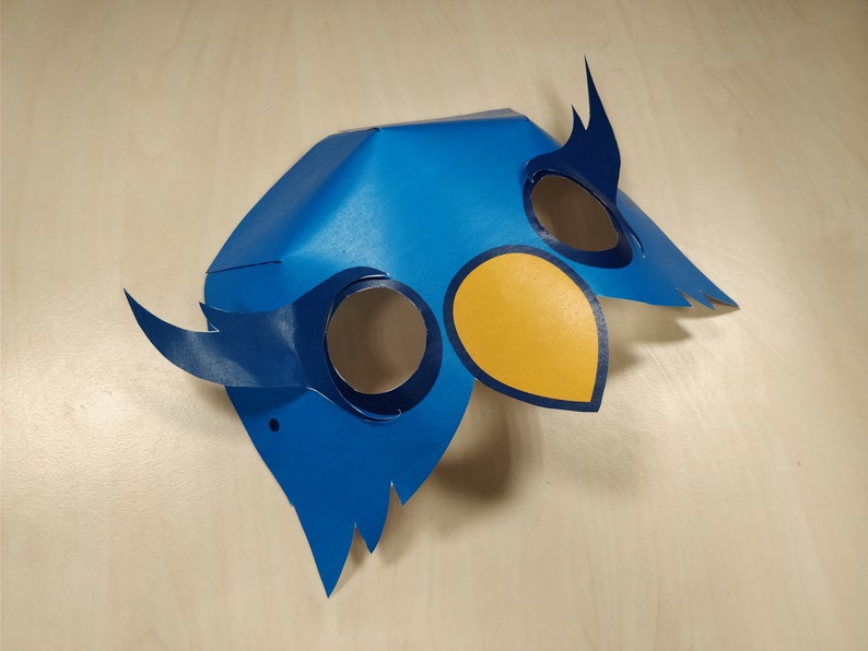 Owl Mask Printable Owl Costume Animal Mask Halloween - Etsy Canada