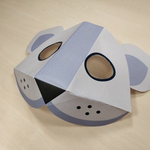 Cat Mask Printable cat costume animal mask halloween
