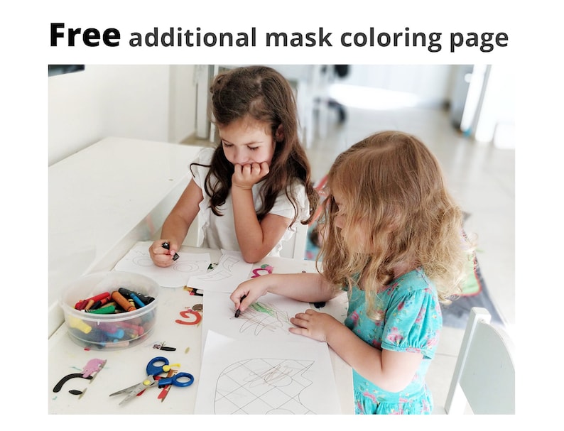 Raccoon Mask Printable waschb\u00e4r maske costume animal grey halloween