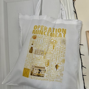 Operation Mincemeat Musical Tote Bag, West End Broadway Musical, Musical Lover Gift