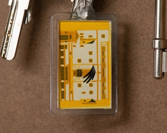 Operation Mincemeat Musical Keyring, Fortune Theatre Hand-Drawn Design