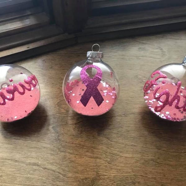 Breast Cancer Ornaments