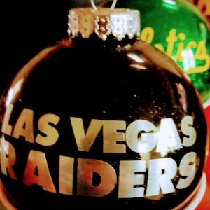 NFL Las Vegas Raiders Football Team Ornament - Teespix - Store Fashion LLC
