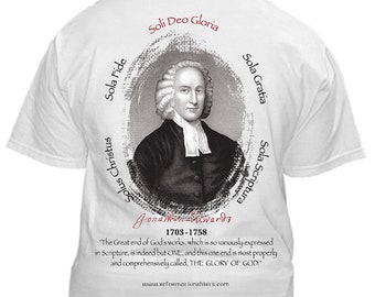 Jonathan Edwards Reformed Preacher Tshirt