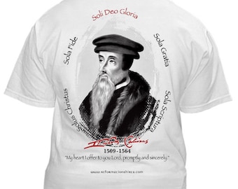 John Calvin Reformed Presbyterian Tshirt