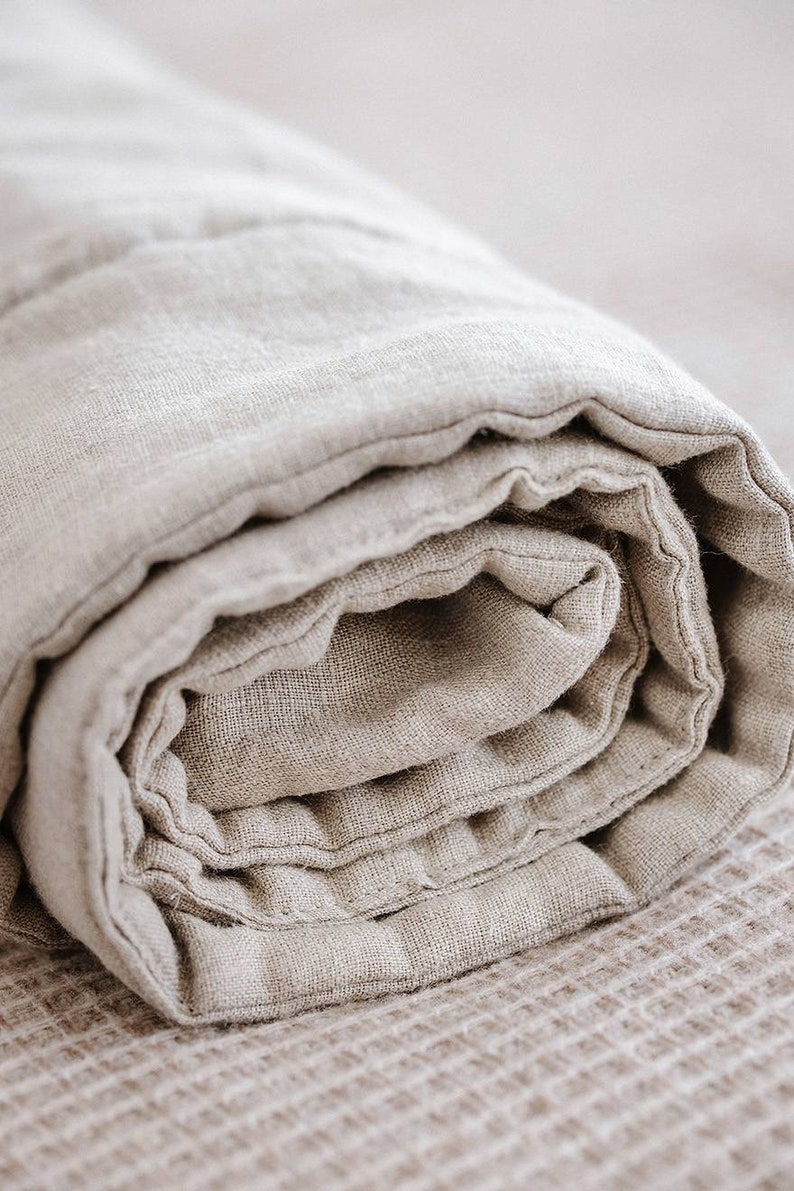 Linen throw blanket Throws bedding bed cover Bedspread Custom Etsy