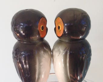 Vintage Owl Salt n' Pepper Shakers