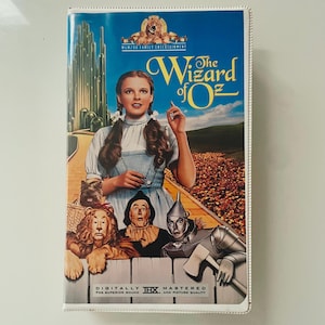 Wizard of Oz VHS Tape, Classic Films on VHS, Cartoon Movie, 90s VCR Tapes