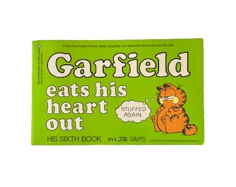 Vintage 1983 Garfield Comic Book: Eats His Heart Out, First Edition