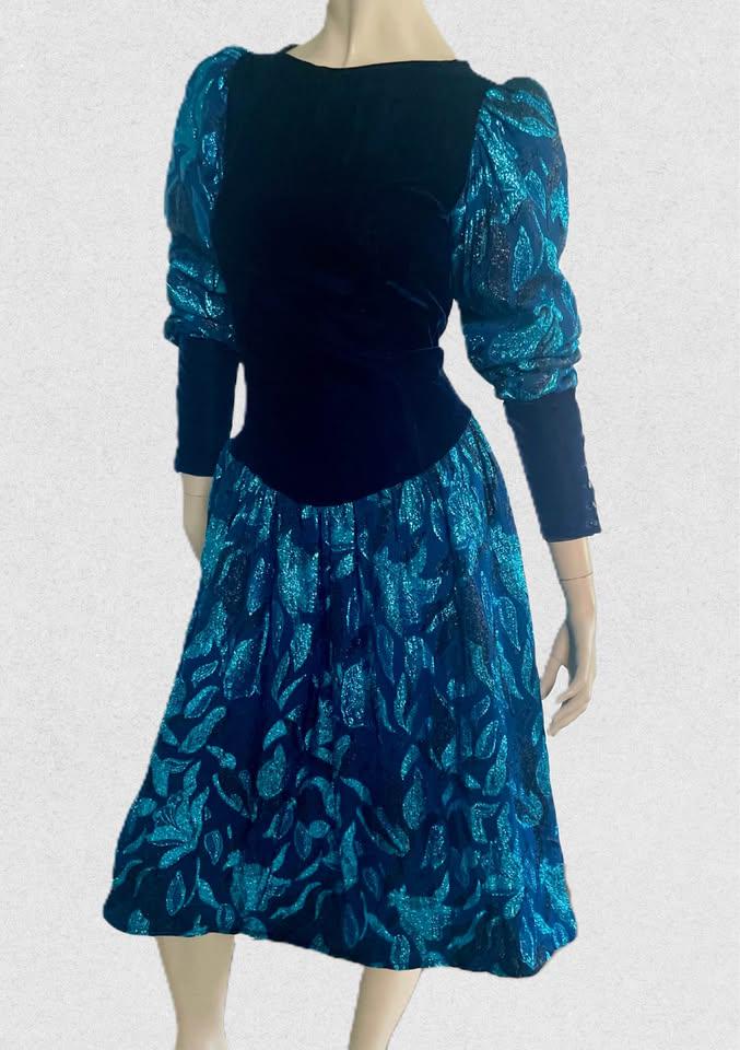 80s Holiday Dress