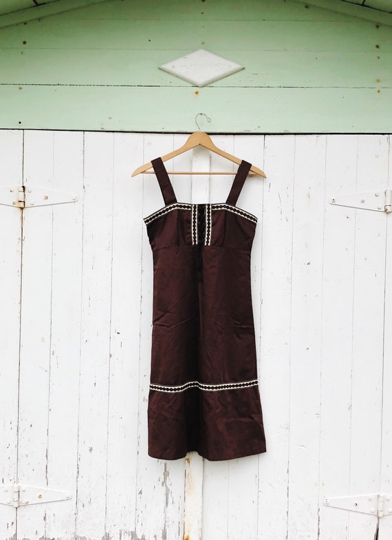 Sz 9 - Vintage 1960s Gunne Sax Style Summer Hippie