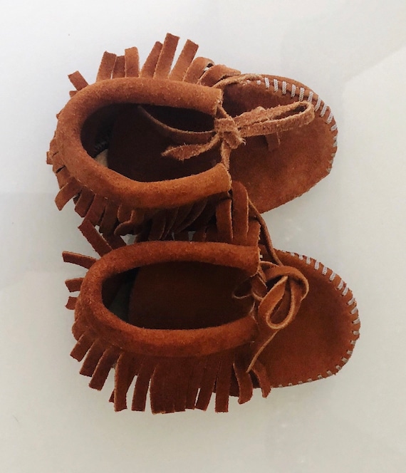 Baby Shoes (1218 months) Vintage Booties, Brown Sued… Gem