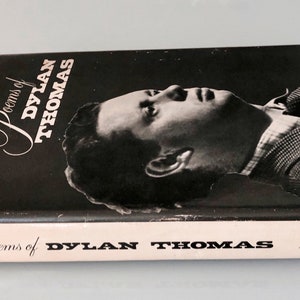 Les poèmes de Dylan Thomas, 1971 livre de poésie à couverture rigide, cadeau pour poète, grands poètes, poésie classique, cadeau pour écrivain, poètes gallois, Pays de Galles éclairé