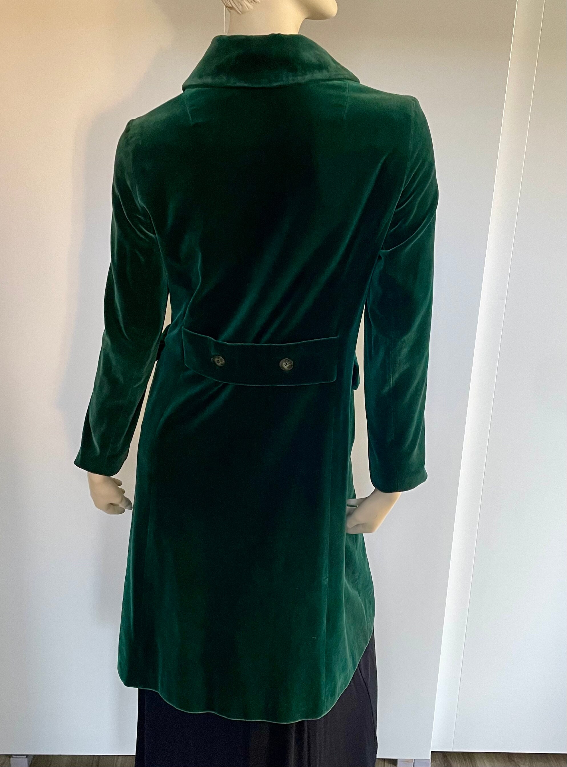 1950s Emerald Green Velvet Coat Size Medium Lou Ritchie of - Etsy Canada