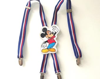 ヴィンテージ ミッキーマウス サスペンダー - Etsy 日本