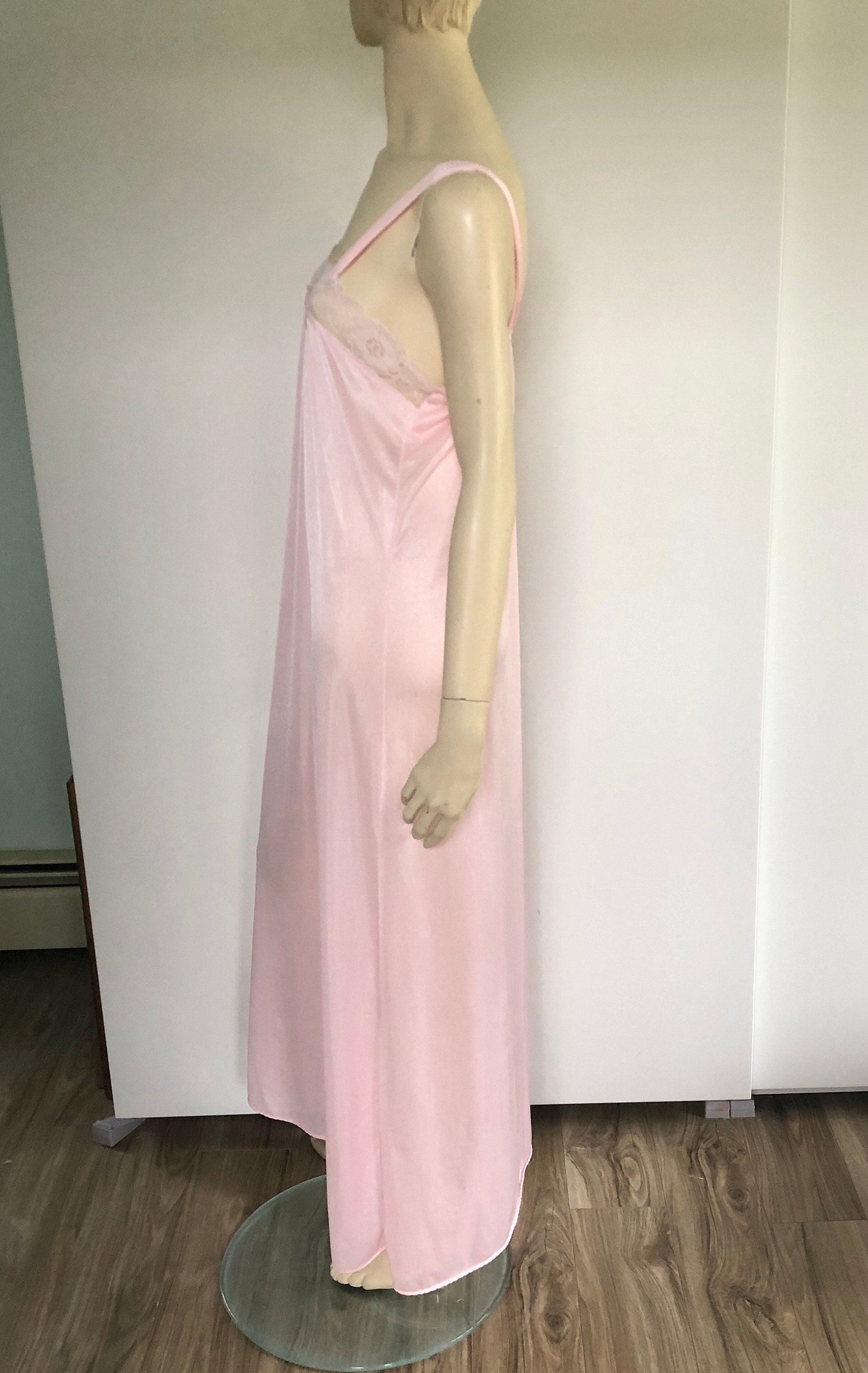 Vintage L Pink Nightgown Barbie Pjs 1980s Pink Nightie - Etsy