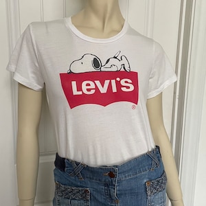 S LEVIS T-shirt SNOOPY Shirt Charlie Gang