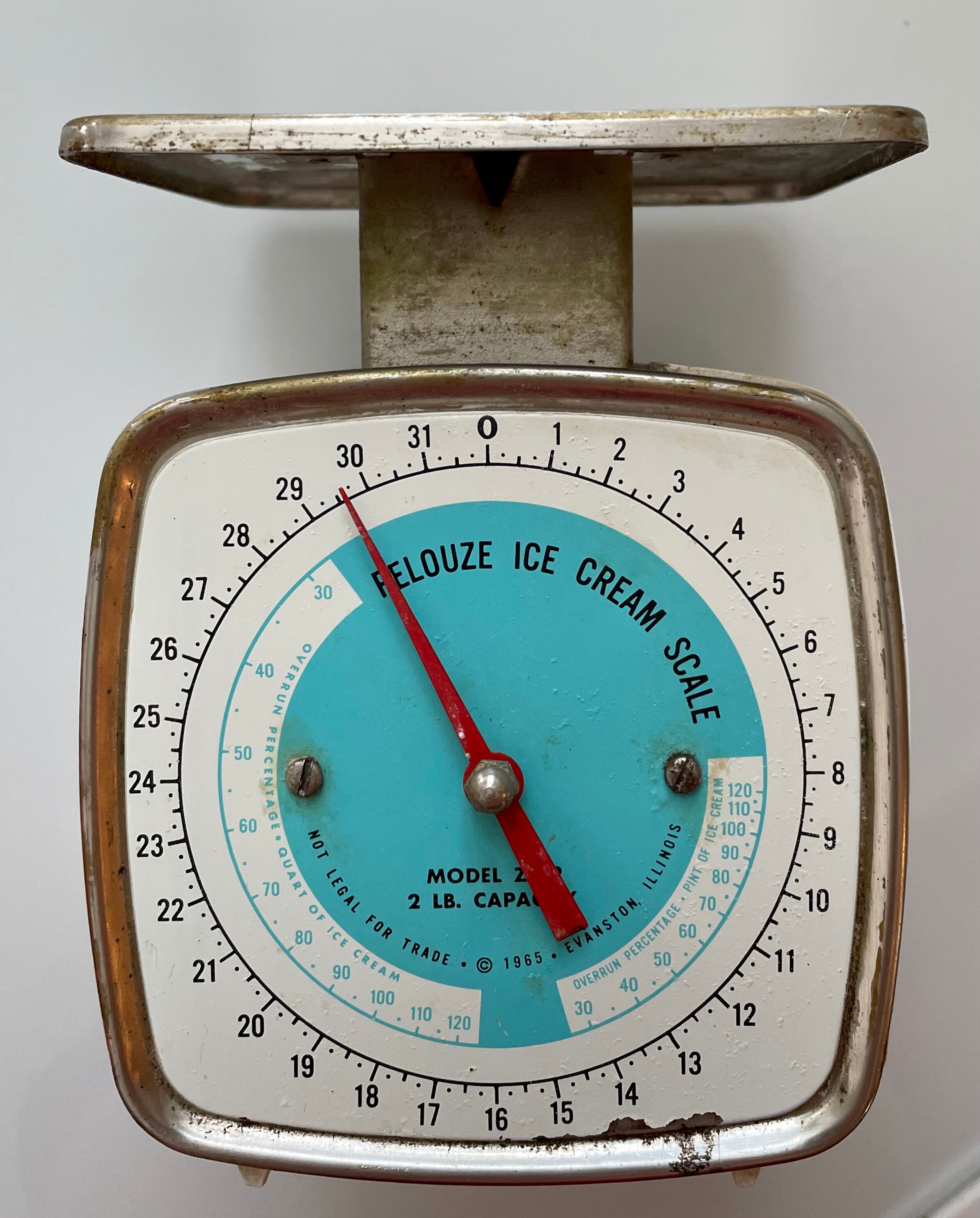 Retro Kitchen Scale, Retro Vintage Scale With Timer, Vintage Metal