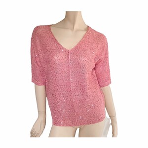 Pink sparkly deals sweater