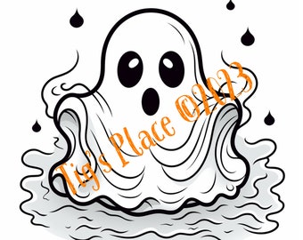 Unlimited Fun w/ GHOST Coloring Pages Keep Kids Busy, Boost Creativity | Just in Time for Halloween | 37 Digital Designs | Teacher Licensing