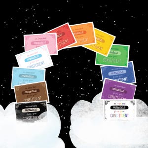 Schreiben Sie Ihren Senatoren mit konstituierenden Postkarten, 4X6-Stolzpostkarten, Postkarten für Gleichrechte und Gerechtigkeit, Pride-Regenbogenkarte