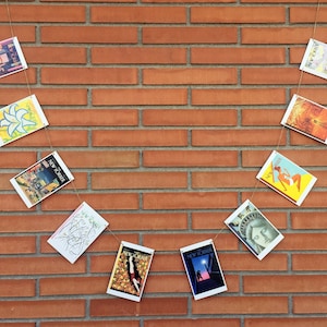 New Yorker bunting - guirlande avec 10 illustrations de la taille d'une carte postale de couvertures de magazines The New Yorker