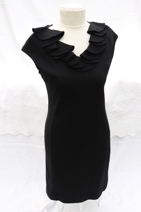 Vintage 1964 Saks Fifth Avenue Little Black Dress… - image 3