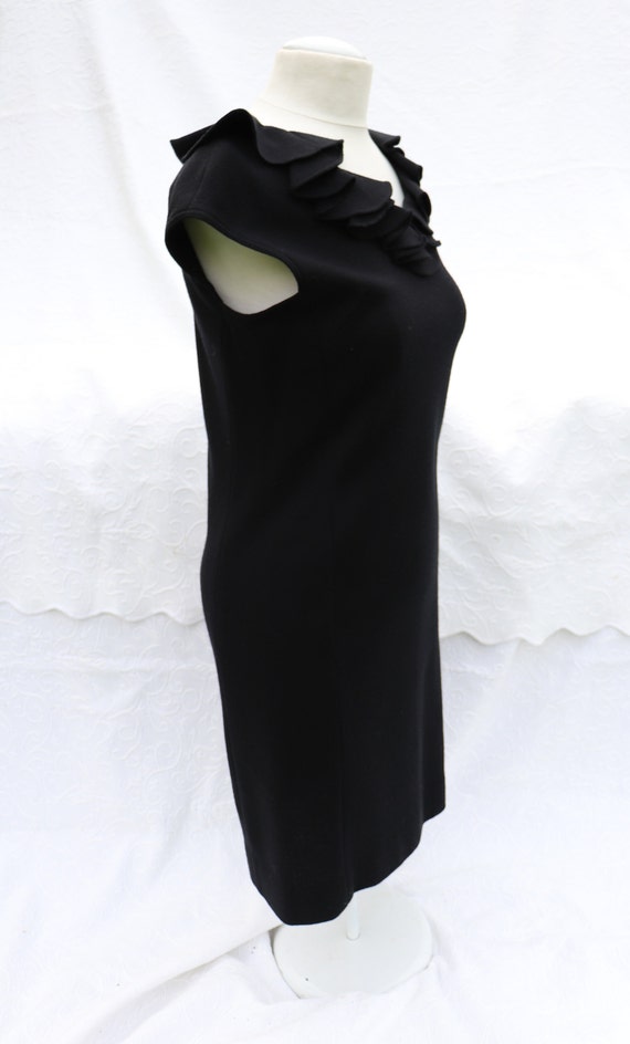 Vintage 1964 Saks Fifth Avenue Little Black Dress… - image 8