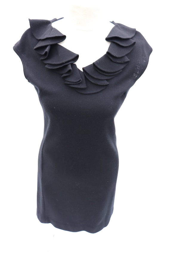 Vintage 1964 Saks Fifth Avenue Little Black Dress… - image 1