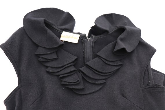 Vintage 1964 Saks Fifth Avenue Little Black Dress… - image 6