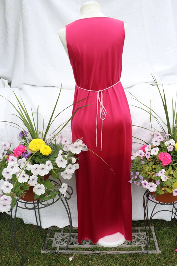 Camisones Y Tops Lorraine 1960 S Floor Length Night Gown In Pink