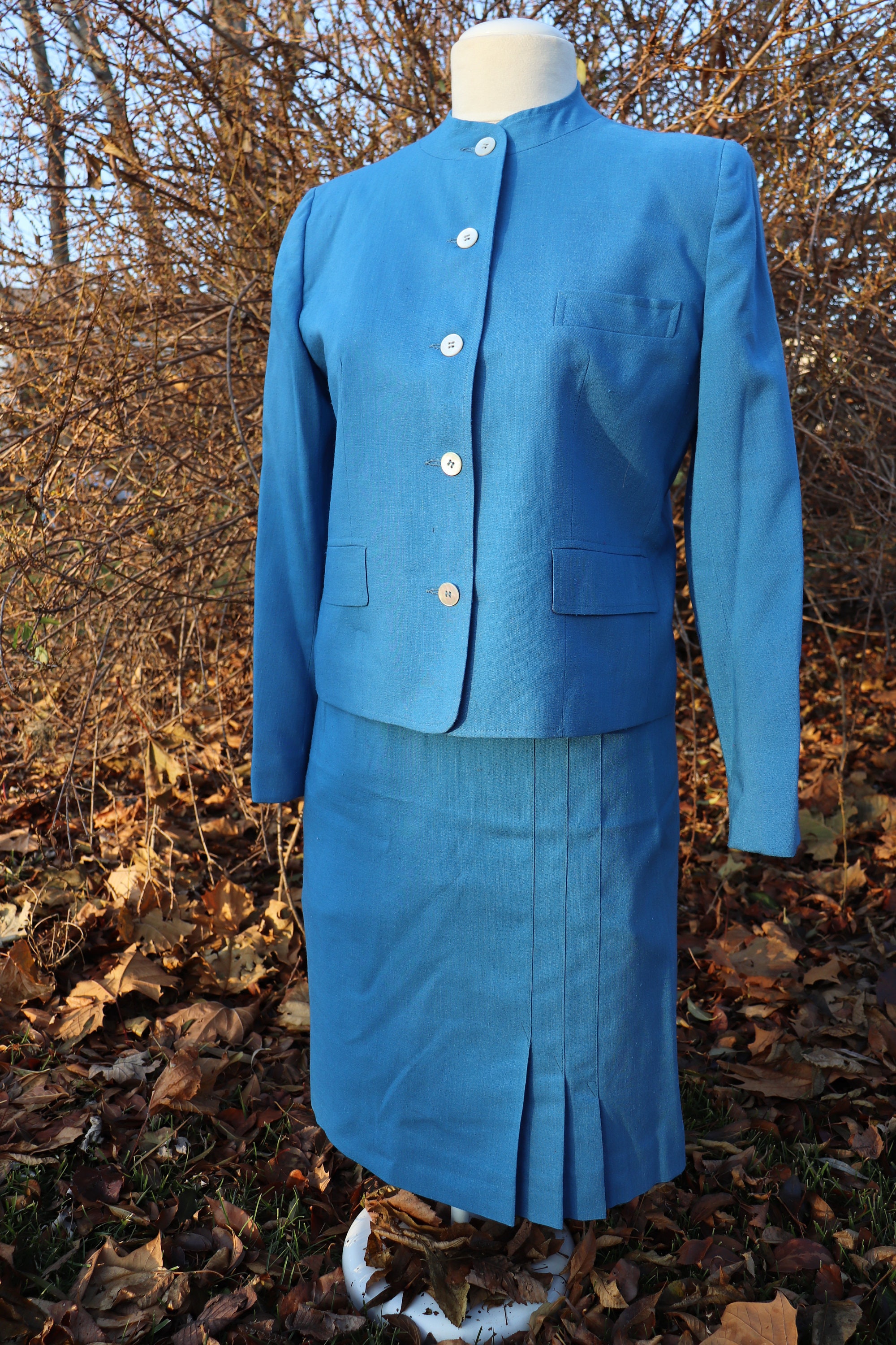 Beautiful Blue Evan-picone 1960's 3 Piece Suit - Etsy