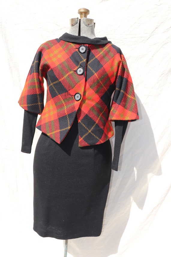 A Sue Brett Juniors Vintage Dress with Jacket / 19