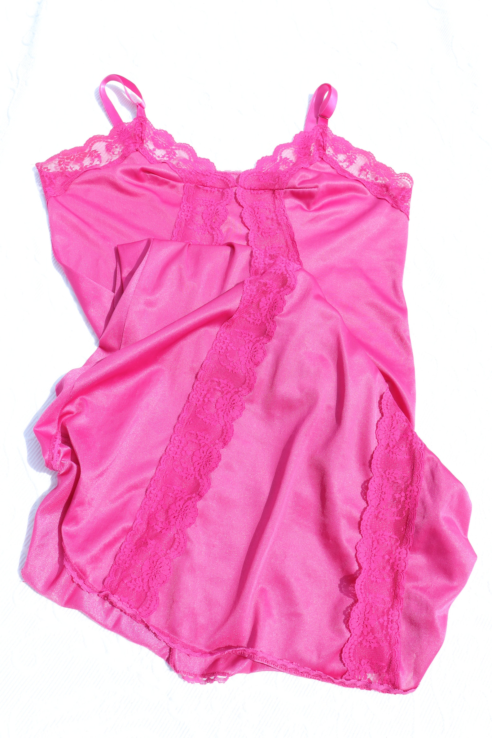 Movie Star Vintage Negligee in Hot Pink / Romantic Gift / - Etsy