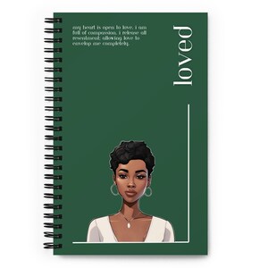LOVED Spiral Notebook | Spiral Journal | Dotted Journal | Bullet Journal | Self-Worth Collection