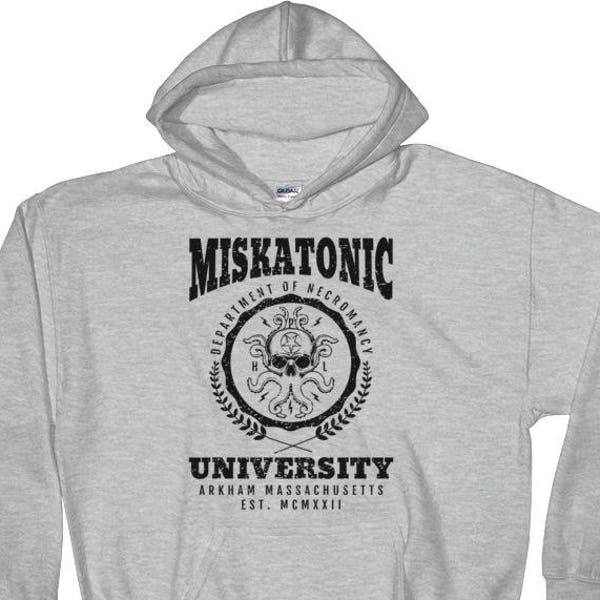 Miskatonic University Sudadera con capucha / H. P. Lovecraft Camisa / Great Old Ones / Elder Things / Weird Tales / Cthulhu Sudadera con capucha