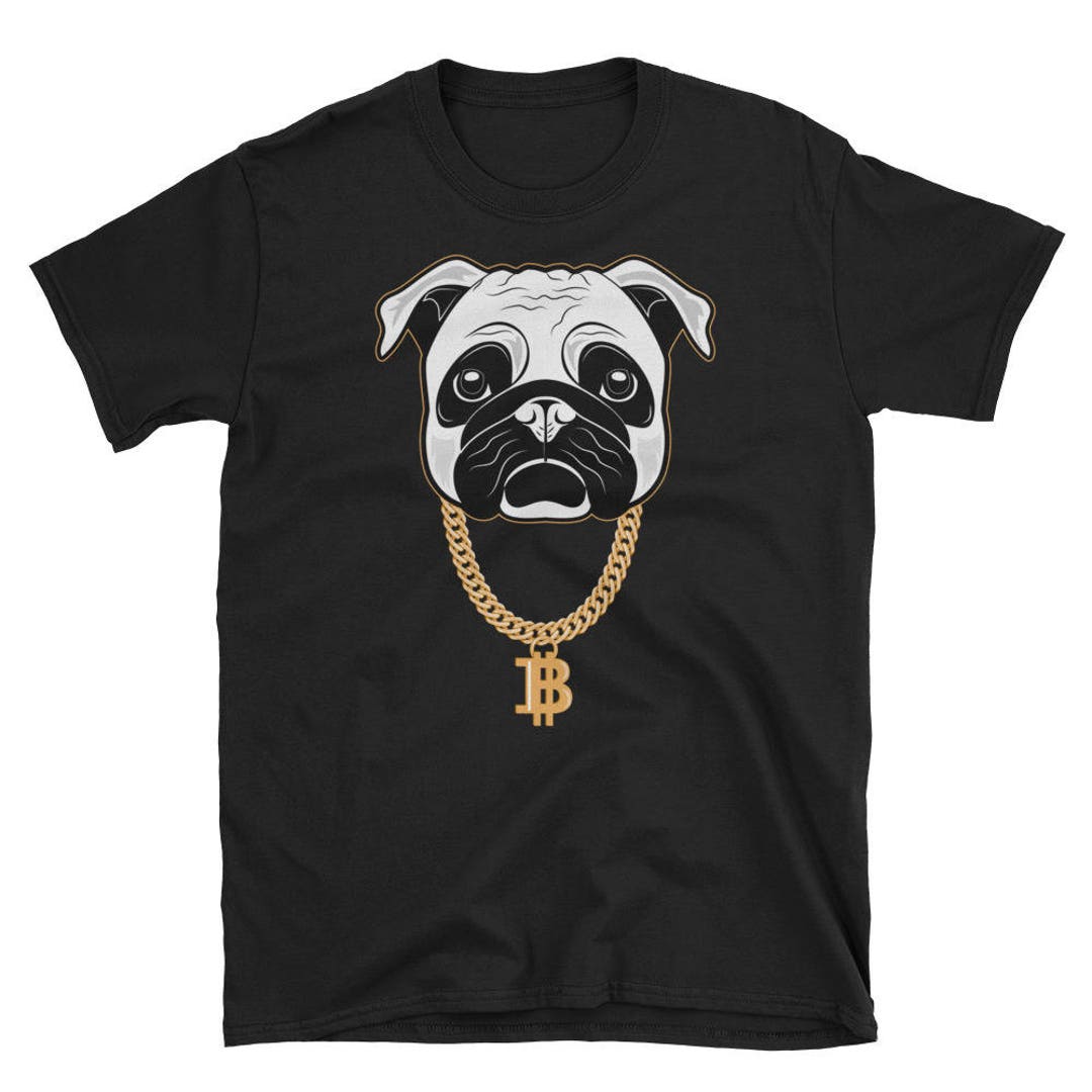 Bitcoin Gangster Pug Dog / Cryptocurrency Coin Lovers / - Etsy