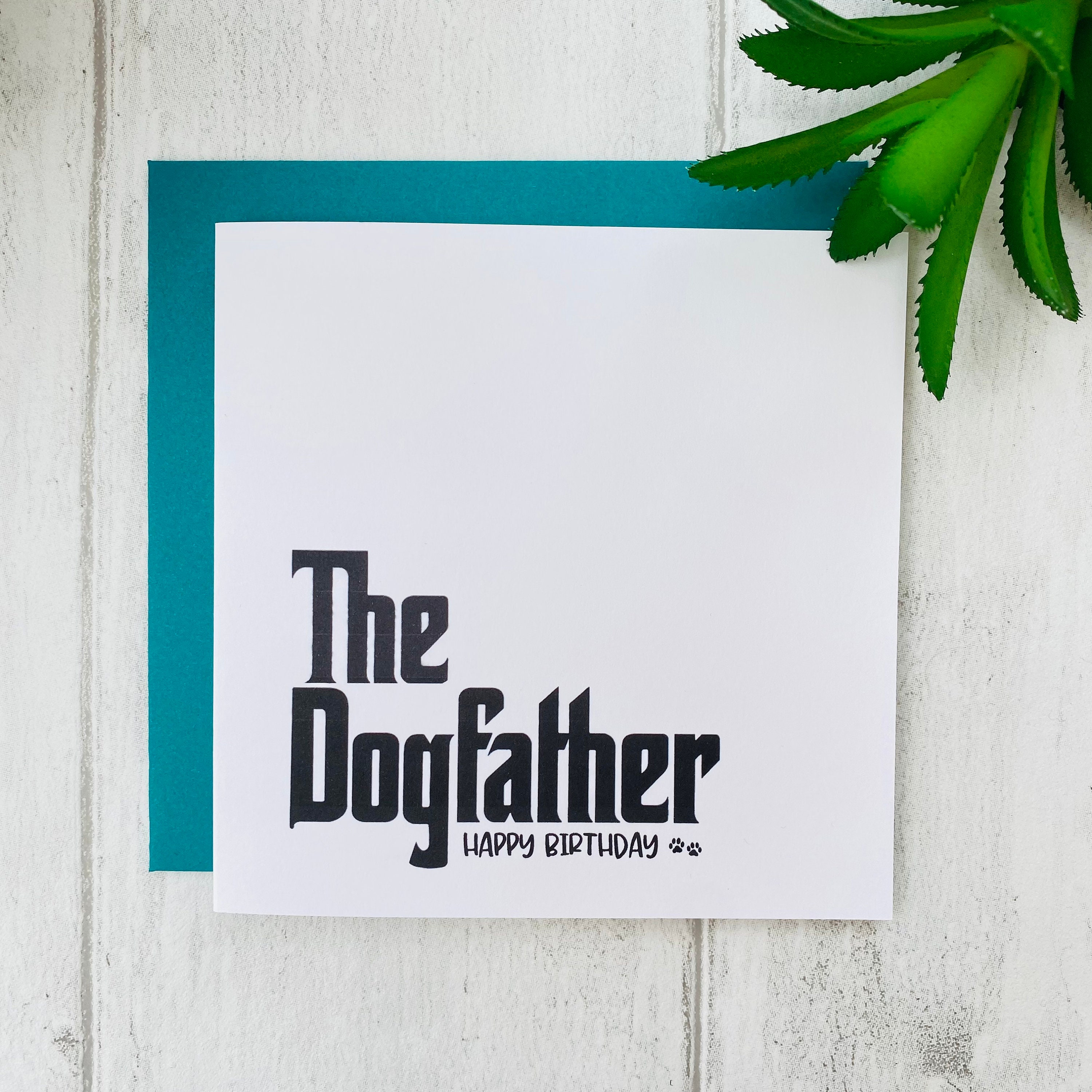Dog Dad | Birthday Card | From the Dog | the Dogfather - Etsy UK