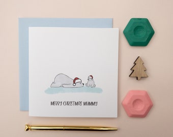 Merry Christmas Mummy | Mummy Christmas Card | Christmas Card