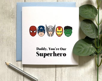 Carte D Anniversaire De Marvel Etsy